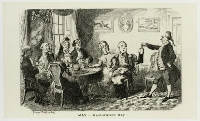 May - Restoration Day from George Cruikshank