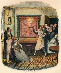 Mrs. Tibbs and Mr. Evenson, c1900