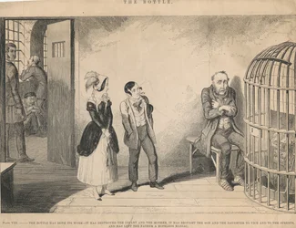 Plate VIII, The Bottle Has Done Its Work