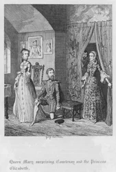 Queen Mary surprising Courtenay and the Princess Elizabeth