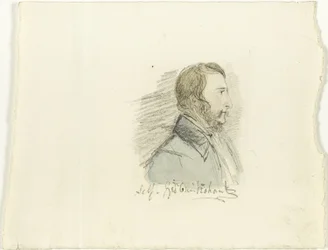 Self-Portrait in Profile