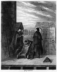 Simon Renard and Winwike the Warden on the Roof of the White Tower, 1553