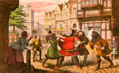 Sir John Falstaff arrested
