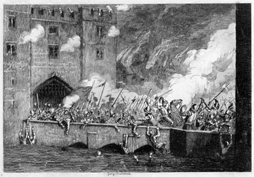 Sir Thomas Wyatt Attacking the By-ward Tower