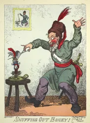 Snuffing Out Boney, Published by Thomas Tegg