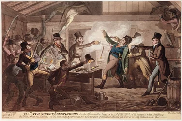 The Cato Street Conspirators, pub. by G. Humphrey, 9th March 1820