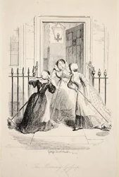 The Morning Gossip, from The Greatest Plague of Life, 1847