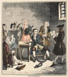 The Portrait, Illustration from Jack Sheppard: A Romance by William Harrison Ainsworth