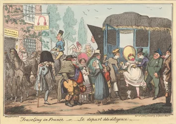Traveling in France -or, -Le départ de la diligence