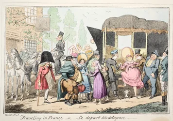 Traveling in France or Le Depart de la Diligence