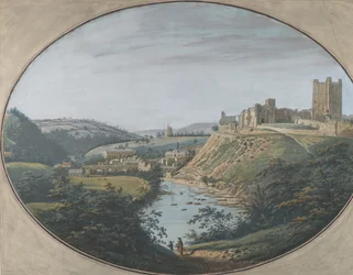 View of Richmond, Yorkshire, England, 1788