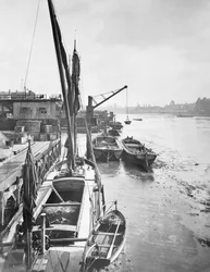 Albert Embankment towards Lambeth Palace from Vauxhall Bridge, London