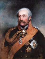 Portrait of Field Marshal Blücher, Prussian soldier, c. 1818