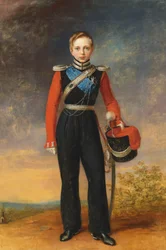 Portrait of the Crown Prince Alexander Nikolayevich 1818-1881