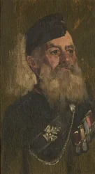 Portrait of J. Fisher, Rifle Bgde, c.1920