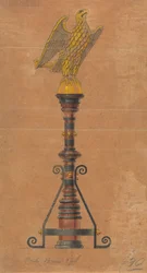 Designs executed for Jones and Willis, metal and wood-workers and church furniture manufacturers of Birmingham and London