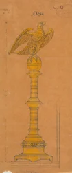 Designs executed for Jones and Willis, metal and wood-workers and church furniture manufacturers of Birmingham and London