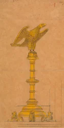 Designs executed for Jones and Willis, metal and wood-workers and church furniture manufacturers of Birmingham and London