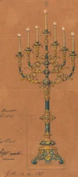 Designs for Jones and Willis, Metal and Wood-Workers and Church Furniture Manufacturers of Birmingham and London