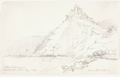 Castle Marksburg at Braubach, Rhine