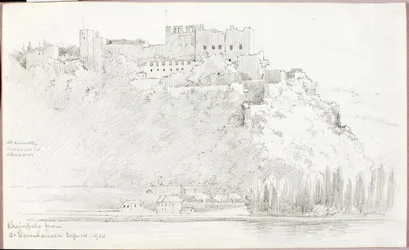 Rheinfels from St. Goarshausen