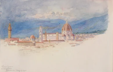 View from S. Miniato, Florence, 1900