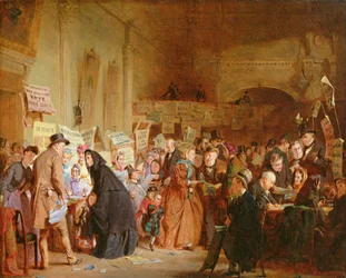 An Infant Orphan Election at the London Tavern, 1865
