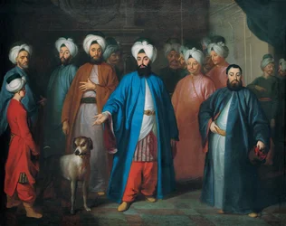 Mehmed Said Efendi and his Retinue, 1740s