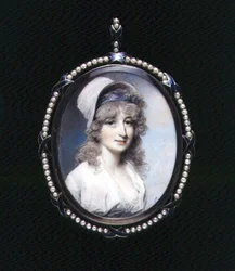 Portrait Miniature of Mrs Lindsay (?)