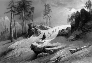 Crossing the Choor Mountain