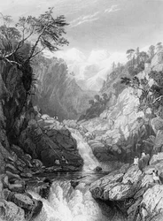 View near the Source of the Jumna