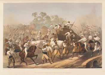 Mutineers Surprised by Her Majesty’s 9th Lancers, 1857