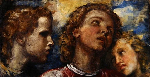 Sketch of Three Heads
