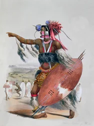 Zulu Warrior, Utimuni, Nephew of Chaka the Late Zulu King