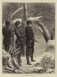 Waiting for the Bear, the Prince of Wales at a Russian Imperial Hunt
