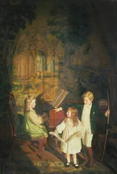At the Harpsichord: My Children