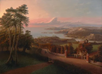 Sunset in a Rural Landscape 1846