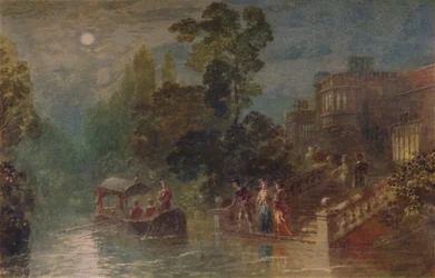 Moonlight: the Terrace, Haddon Hall