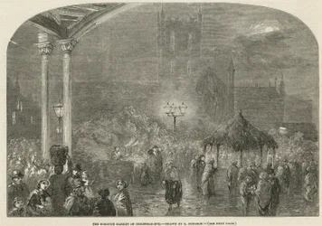 The Borough Market, London, on Christmas Eve