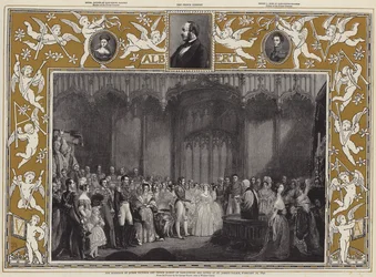 The Marriage of Queen Victoria and Prince Albert of Saxe-Coburg and Gotha at St James