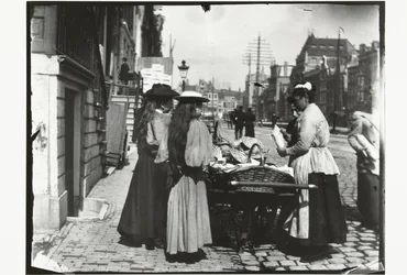 Street Vendor from a Handcart on the Rokin in Amsterdam
