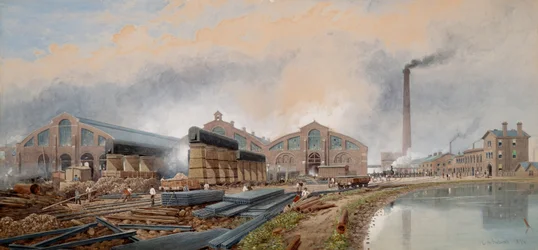 Barrow Haematite Steel Company - Bessemer Steel Sheds & Rolling Mills