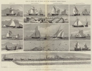 Models of Fishing Boats and Fishing Gear in the International Fisheries Exhibition