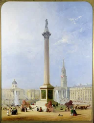 Projected View of Trafalgar Square