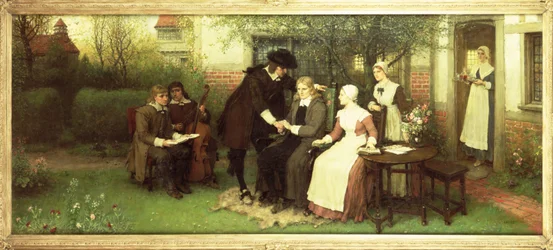 Andrew Marvell visiting his Friend John Milton