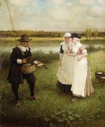 Isaac Walton and the Milkmaids