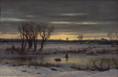 Winter Twilight Near Albany, 1858