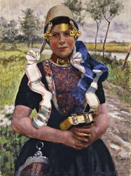 Dutch Finery, A Marken Girl