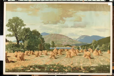 Scottish Oat Harvest, from the series 