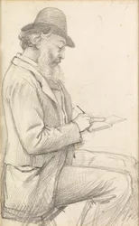 Lord Leighton Sketching